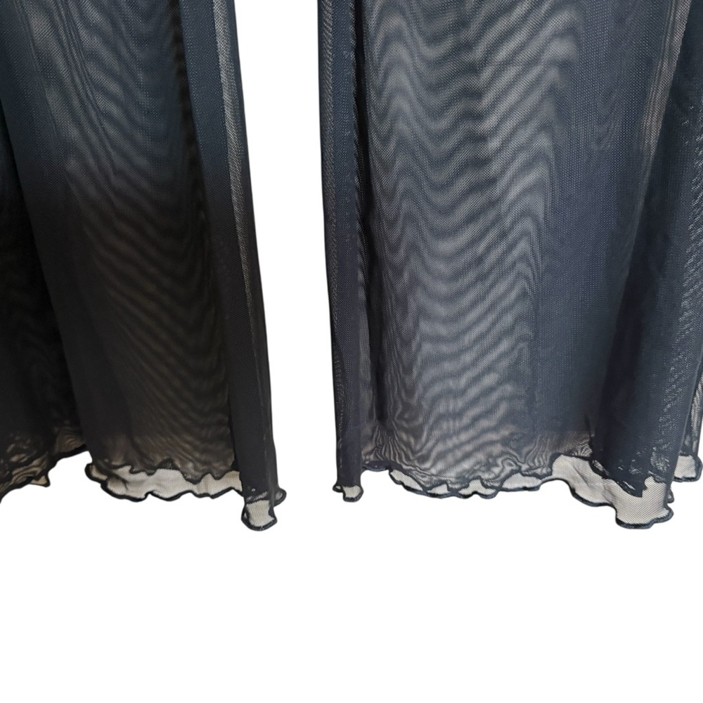 Black Sheer coverup pants size L - Picture 3 of 4